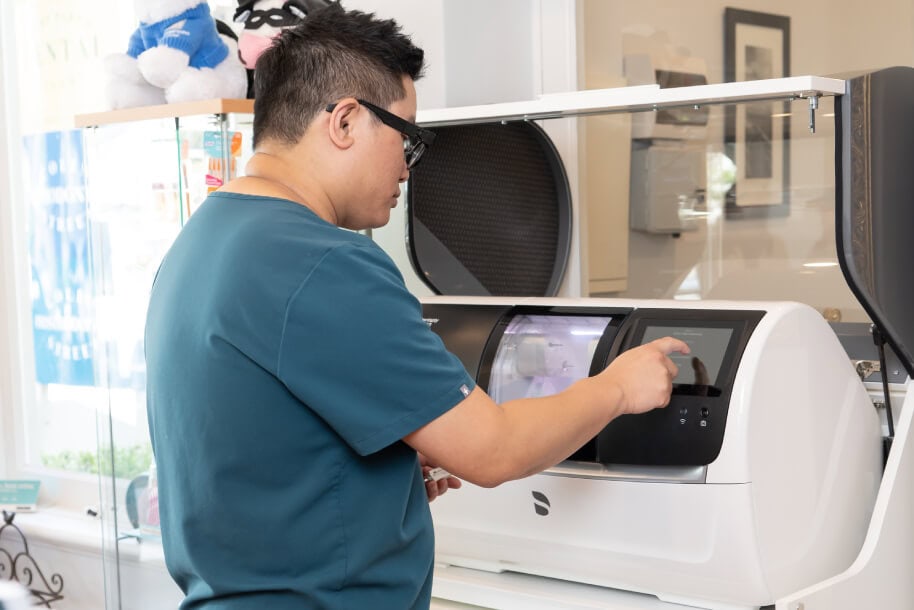 Dental item finishing and processing